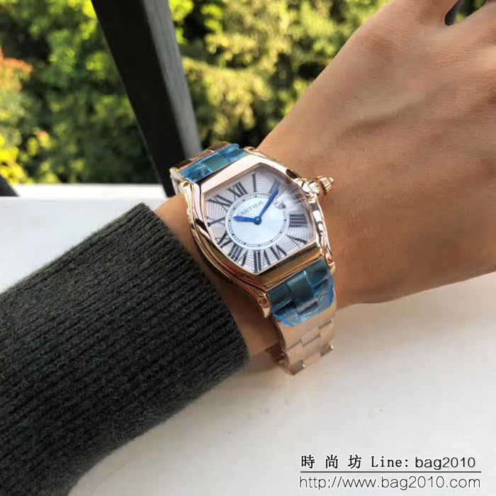 CARTIER卡地亞 車頭燈系列 時尚潮流女士腕表 WSS1441